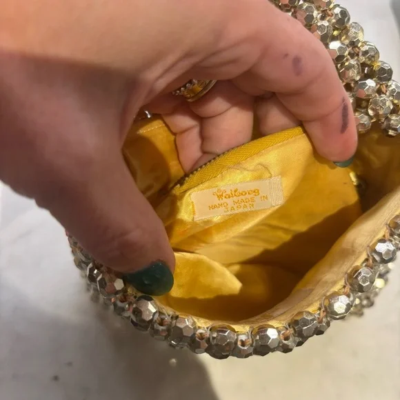 Vintage Walborg Gold Beaded Evening Bag - Picture 4 of 6